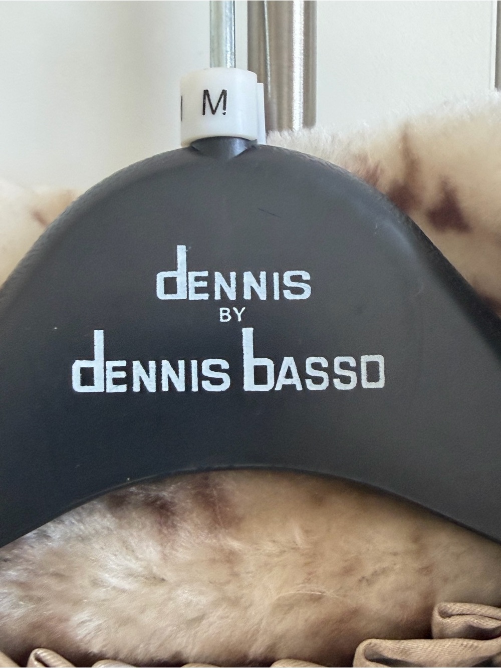 Dennis by Dennis Basso Faux Fur Animal Print Jacket Coat Women’s Medium Beige - Picture 10 of 14